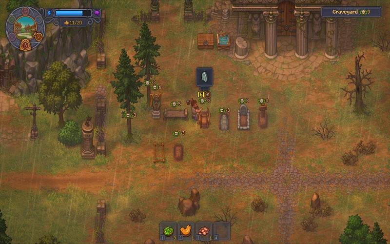 The Town restoration and NPC questlines in Graveyard Keeper 2